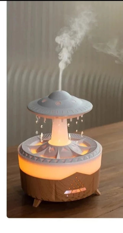 Umidificatore con Suono di Gocce d'Acqua e Diffusore di Olio Essenziale